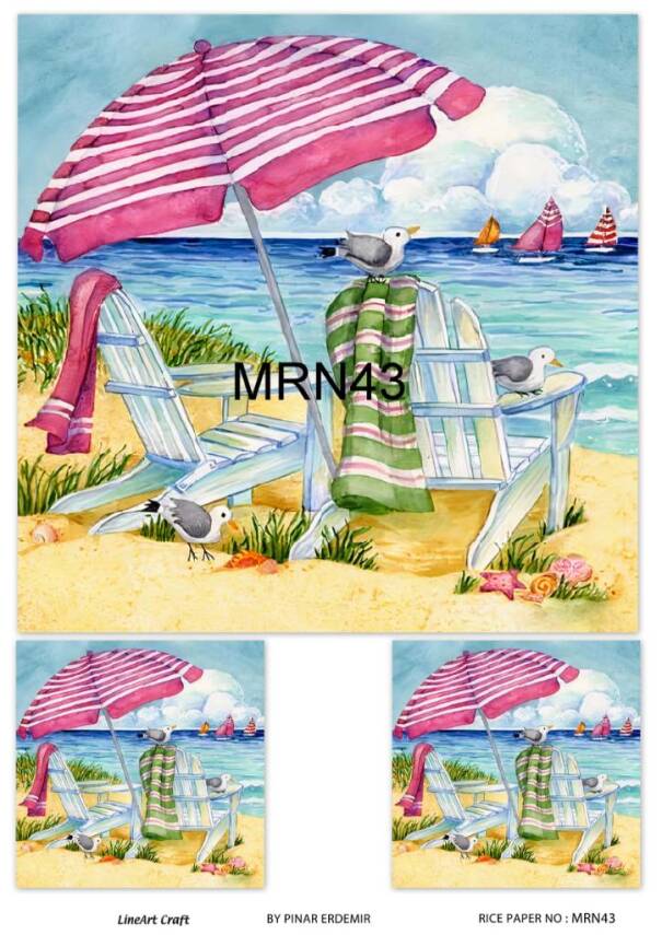 Marine Desenli Pirinç Dekopaj Model : MRN 43 - 1