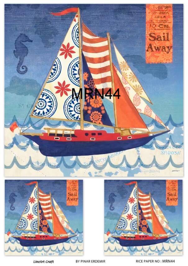 Marine Desenli Pirinç Dekopaj Model : MRN 44 - 1