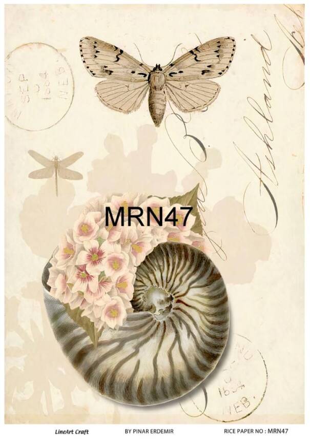 Marine Desenli Pirinç Dekopaj Model : MRN 47 - 1