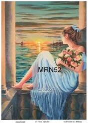 Marine Desenli Pirinç Dekopaj Model : MRN 52 - Line Art