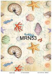 Marine Desenli Pirinç Dekopaj Model : MRN 53 - Line Art