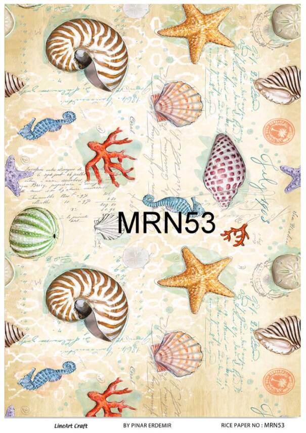 Marine Desenli Pirinç Dekopaj Model : MRN 53 - 1