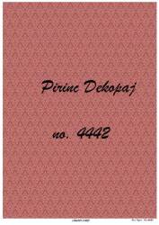 Marine Konseptli Pirinç Dekopaj Model : 4542 - Line Art