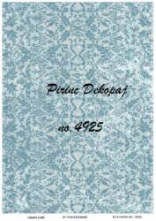 Mavi Desenli Pirinç Dekopaj Model : 4925 - Line Art