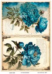 Mavi Desenli Pirinç Dekopaj Model : MV07 - Line Art