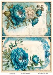 Mavi Desenli Pirinç Dekopaj Model : MV09 - Line Art