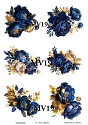 Mavi Desenli Pirinç Dekopaj Model : MV19 - Line Art