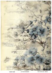 Mavi Desenli Pirinç Dekopaj Model : MV52 - Line Art