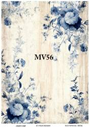 Mavi Desenli Pirinç Dekopaj Model : MV56 - Line Art