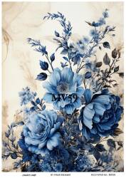 Mavi Desenli Pirinç Dekopaj Model : MV59 - Line Art