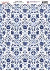 Mavi Desenli Pirinç Dekopaj Model : PT 2630 - Tual Hobi Craft İst