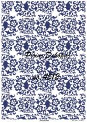 Mavi Karışık Desenli Pirinç Dekopaj Model : 4512 - Line Art