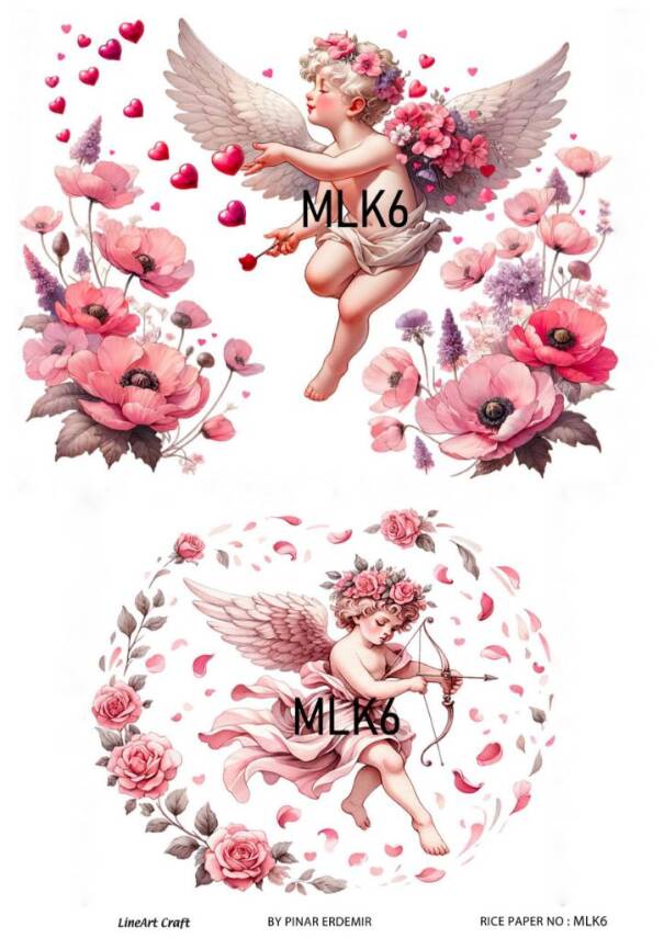 Melek Desenli Pirinç Dekopaj Model : MLK06 - 1