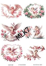 Melek Desenli Pirinç Dekopaj Model : MLK07 - Line Art