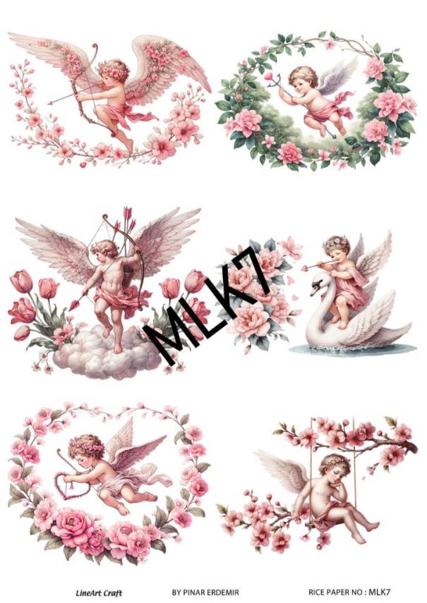 Melek Desenli Pirinç Dekopaj Model : MLK07 - 1
