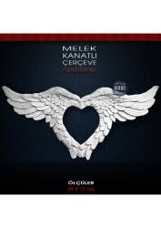 Melek Kanadı Çerçeve (39X17 cm) Ham Polyester - Tual Hobi Sanat