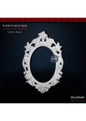 Menekşe Çerçeve Orta Boy (30X19cm) Ham Polyester - Tual Hobi Sanat