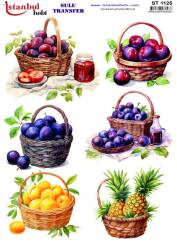 Meyve Desenli Sulu Transfer Kağıdı STI-1125 - Tual Hobi Craft Ist