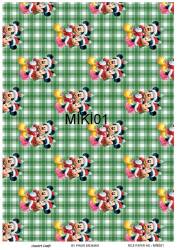 Mickey Mouse Desenli Pirinç Dekopaj Model : MİKİ01 - Line Art