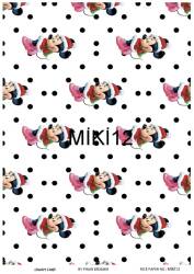 Mickey Mouse Desenli Pirinç Dekopaj Model : MİKİ12 - Line Art