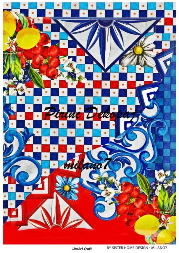 Milano Desenli Pirinç Dekopaj Model : milano07 - 1