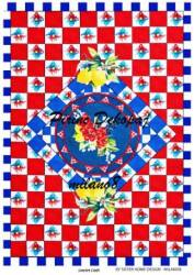 Milano Kareli Çiçek Desenli Pirinç Dekopaj Model : milano08 - Line Art