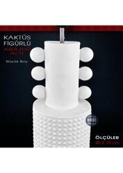 Modern Kaktüs Dev Abajur Altı (48x10 cm) Ham Polyester - Tual Hobi Sanat (1)