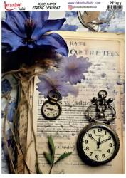 Mor Çiçek Desenli Pirinç Dekopaj Model : PT 00154 - Tual Hobi Craft İst