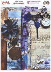 Mor Çiçek Desenli Pirinç Dekopaj Model : PT 00157 - Tual Hobi Craft İst