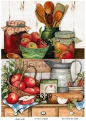 Mutfak Desenli Pirinç Dekopaj Model : 5399 - Line Art