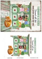 Mutfak Desenli Pirinç Dekopaj Model : 5782 - Line Art