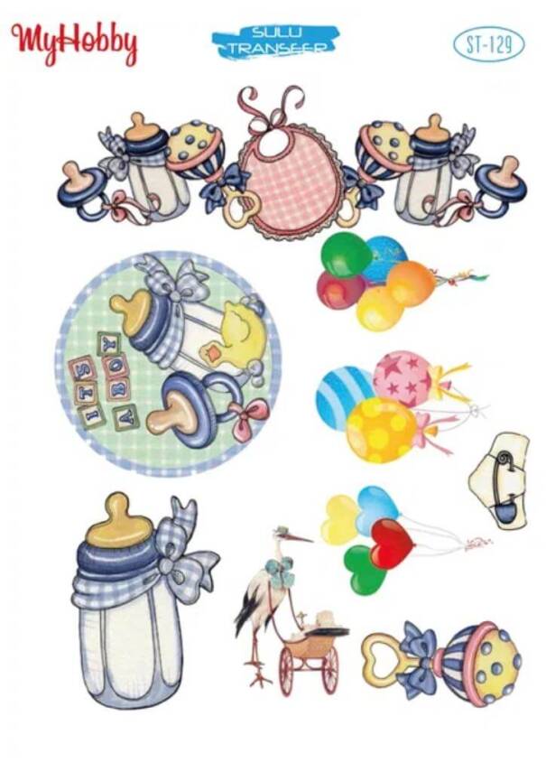 My Hobby Bebek Desenli Sulu Transfer ST-129 - 1