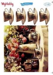 My Hobby Çay Kahve Desenli Sulu Transfer ST-080 - MyHobby