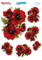 My Hobby Çiçek Desenli Sulu Transfer ST-015 - MyHobby