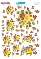 My Hobby Çiçek Desenli Sulu Transfer ST-022 - MyHobby