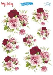 My Hobby Çiçek Desenli Sulu Transfer ST-040 - MyHobby