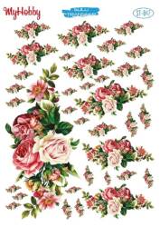 My Hobby Çiçek Desenli Sulu Transfer ST-047 - MyHobby