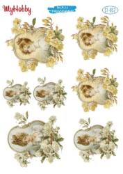 My Hobby Çiçek Desenli Sulu Transfer ST-052 - MyHobby