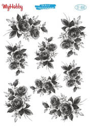 My Hobby Çiçek Desenli Sulu Transfer ST-060 - MyHobby
