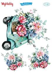 My Hobby Çiçek Desenli Sulu Transfer ST-061 - MyHobby