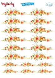 My Hobby Çiçek Desenli Sulu Transfer ST-066 - MyHobby