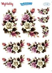 My Hobby Çiçek Desenli Sulu Transfer ST-067 - MyHobby