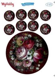 My Hobby Çiçek Desenli Sulu Transfer ST-070 - MyHobby