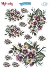 My Hobby Çiçek Desenli Sulu Transfer ST-075 - MyHobby