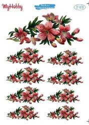 My Hobby Çiçek Desenli Sulu Transfer ST-078 - MyHobby