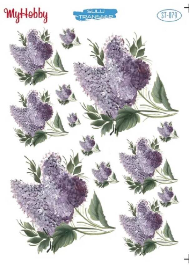 My Hobby Çiçek Desenli Sulu Transfer ST-079 - 1
