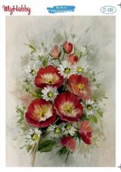 My Hobby Çiçek Desenli Sulu Transfer ST-084 - MyHobby