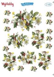My Hobby Çiçek Desenli Sulu Transfer ST-089 - MyHobby