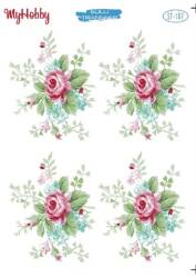 My Hobby Çiçek Desenli Sulu Transfer ST-107 - MyHobby