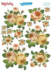 My Hobby Çiçek Desenli Sulu Transfer ST-135 - MyHobby